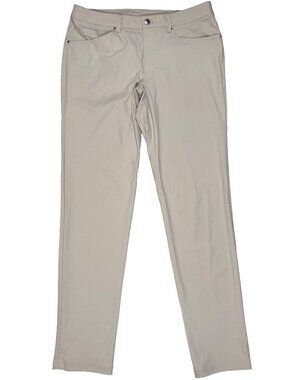 M5971S - Lululemon Silverstone Warpstreme ABC Slim Fit Pants men's size 34x32.5